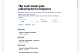 Remotebear — The best remote jobs
at leading tech companies