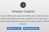 Simple User Authentication using Amazon Cognito