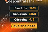 Descentralizar 2026: el evento federal sobre Bitcoin vuelve a recorrer Argentina con tres nuevas…