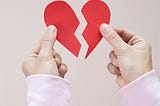 Picture of a broken heart