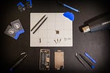 Disassembled phone