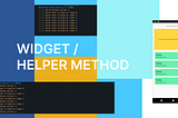 Use Separate Widget over Helper Method in Flutter — Here’s Why — Better Performace
