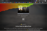 Visualized radio-streaming with React / Vite / Node / Socket.io
