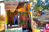 How Africans charge their mobile phones in the electrical desert.