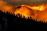 The Bobcat fire burning in the Angeles National Forest in California KYLE GRILLOT/AFP VIA GETTY IMAGES