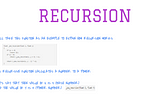 Learn Recursion in 2 mins