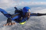 Sometimes you get up to fall - Learning to Sky Dive