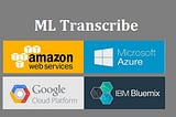 Practical scenario to Transcribe Audio with AI cloud services.