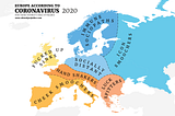 Europe According to Coronavirus