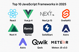 Top 10 JavaScript Frameworks in 2025