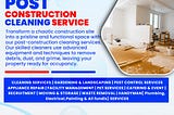 Post Construction Cleaning in Nairobi
