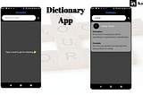 Dictionary App Using Flutter