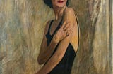 01 work, PORTRAIT OF A LADY, MT COHEN’s Portrait of a woman, with Footnotes. #144