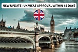 UK VISAS APPROVAL WITHIN 15 DAYS