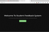 STUDENT FEEDBACK SYSTEM