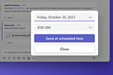 How To Schedule Messages On Microsoft Teams