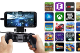 Gravity Grip Mobile Gaming Clip with Games