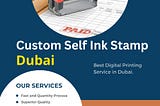 self ink stamp, stamp, company stamp UAE, rubber stamp in Dubai,