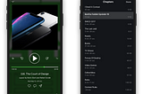 New! Chapter support for podcasts