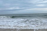 Picture of waves in the ocean