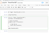 Running TensorFlow.NET in Jupyter Notebook