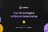 The Climb Begins — Ordinox Joins Bitcoin Base Camp