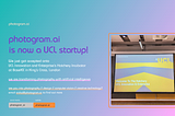 Photogram.ai is now a UCL start up!