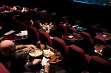 In Protest Against Dine-In Movie Theaters