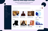 Learnly web app concept