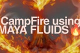 Enter a World of Realism: Campfire Playblast Featuring Maya's Fluid Simulations!