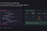 How to Present a Roadmap to the Board Without Losing the Room