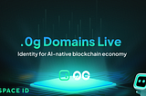 .0g Domains Are Live. Your Agent Just Got an Address.