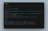 Measure the time elapsed to execute your code in Python