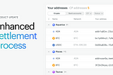Introducing the Enhanced Settlement Process with Address Book Convenience