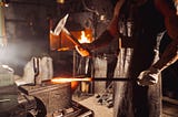 A blacksmiths forge