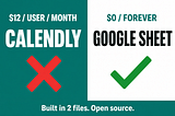 The Calendly Alternative That’s Just a Google Sheet