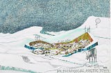 Ralph Erskine’s drawings of Kiruna and Resolute Bay—and which is which?