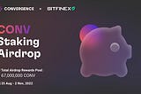 Announcing our Convergence Staking Airdrop Rewards Program with BitFinex