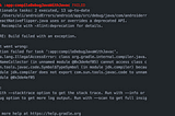 React Native Android  : FAILURE: Build failed with an exception.