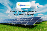 What is the average cost of solar panels in Sydney?