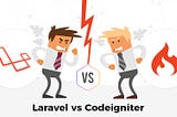 Choosing the right PHP framework between Laravel and Codeigniter.