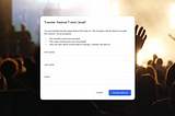 Allow attendees to transfer add-ons