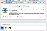 Microservices Plugin for Eclipse — alpha version