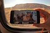 Learning Irish on a Train in the Arizona Desert