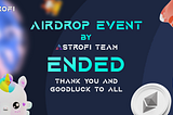 Airdrop Event Ended