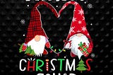 Family Christmas gnomes squad Png , Matching funny heart  gnome Christmas crew Png , Merry Christmas team Png , file Digital Download