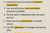 10 Rules for Reliable Microservices