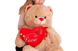 Giant Teddy bear for valentine