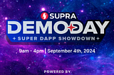 Supra dévoile son « Demo Day » lors de la Korea Blockchain Week 2024