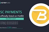 ⭐️ BSCPAY is now successfully listed on Hotbit 🪙